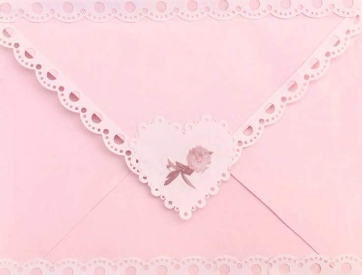 Pink envelope